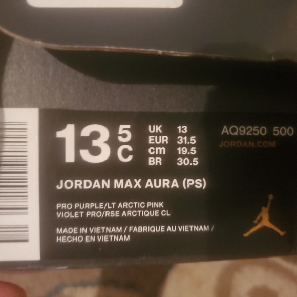 Unisex purple nikes size 13.5 - Picture 2 of 7